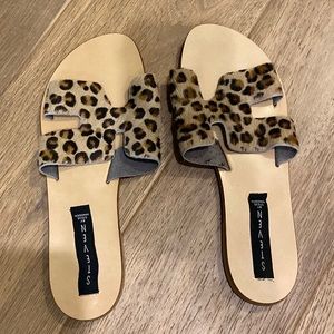 Steven by Steve Madden Greece Leopard Sandals 9